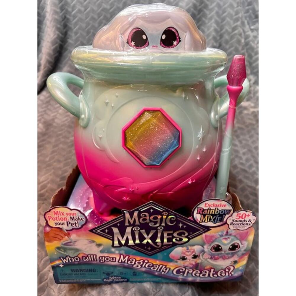 New! Magic Mixies Magical Misting Cauldron + Exclusive Rainbow Mixie 50+ Sounds